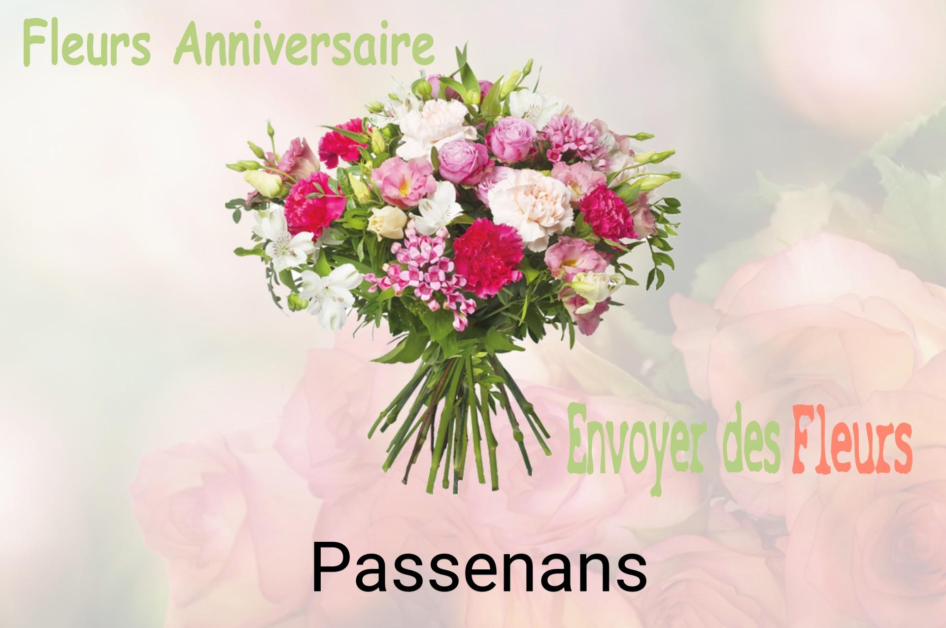 Bouquet de fleurs d’anniversaire livré à Passenans