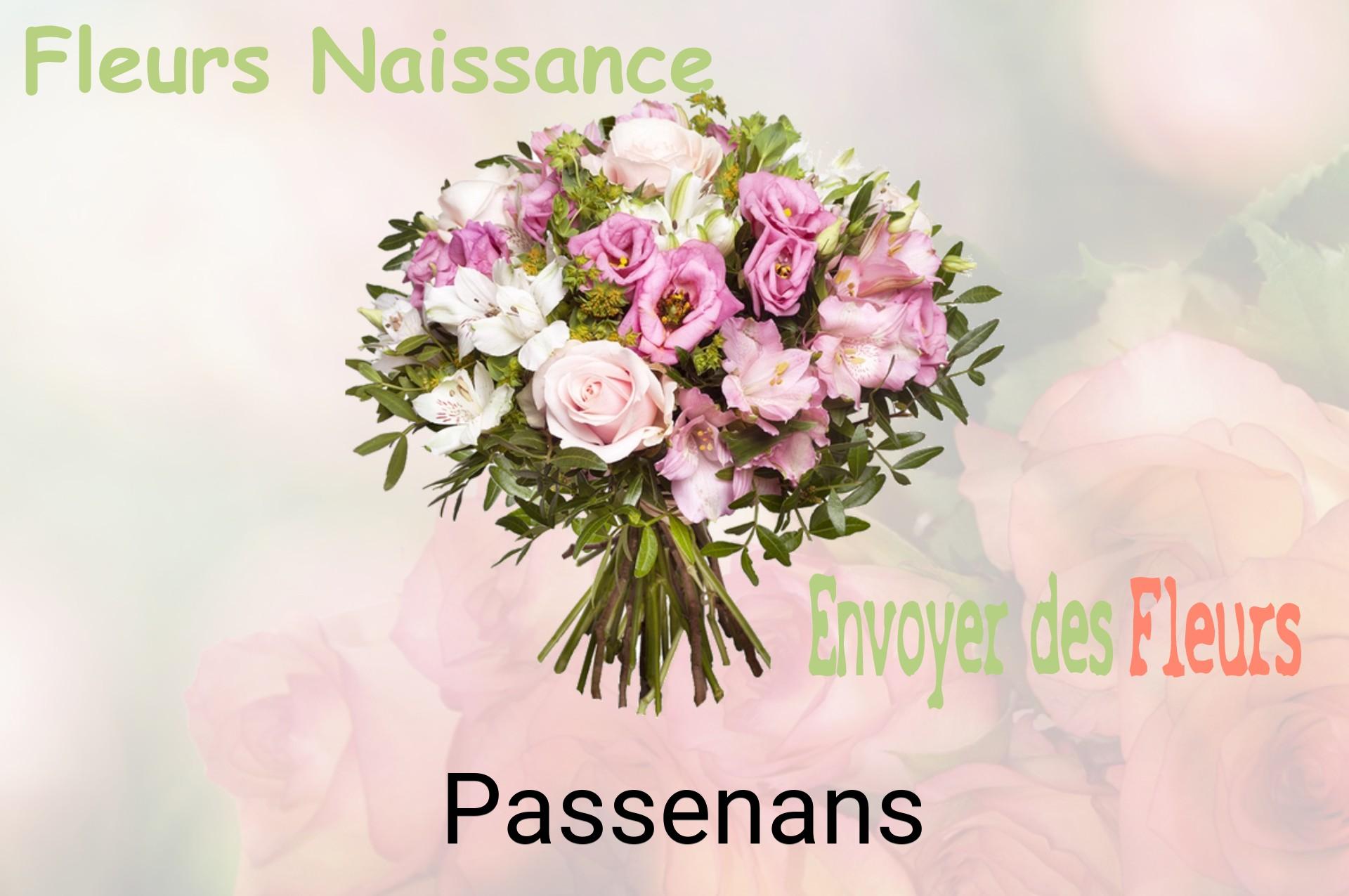Bouquet de fleurs de naissance livré à Passenans
